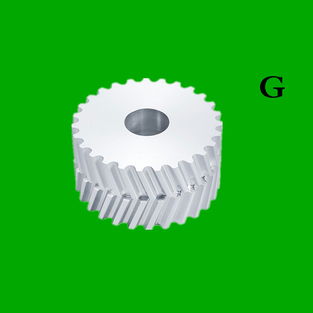 人字齿同步带轮-绿色